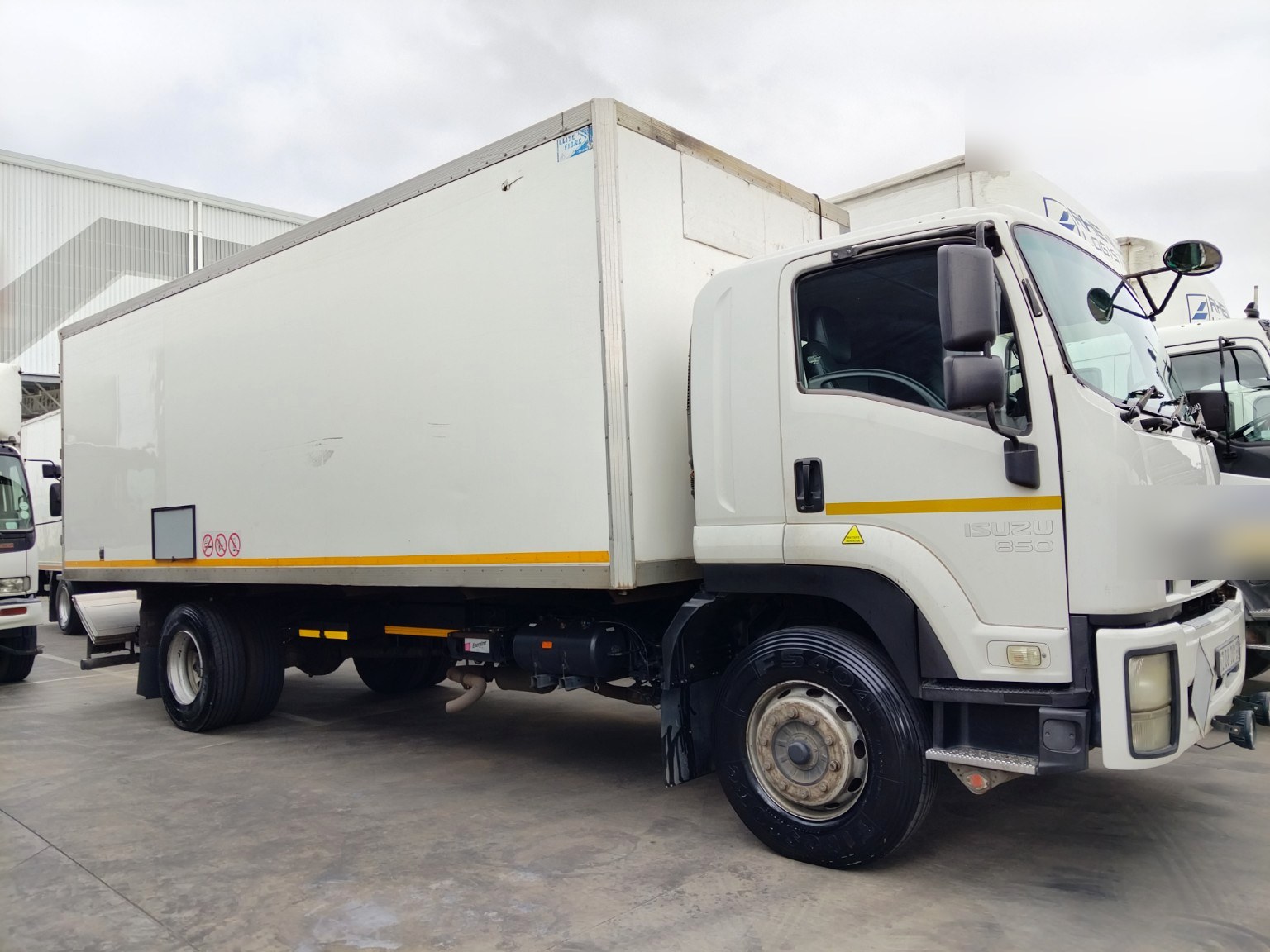 Orvitorque 8-ton box body truck available for hire in Johannesburg